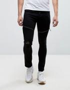 Loyalty And Faith Super Skinny Stretch Arundel Jeans In Black - Black