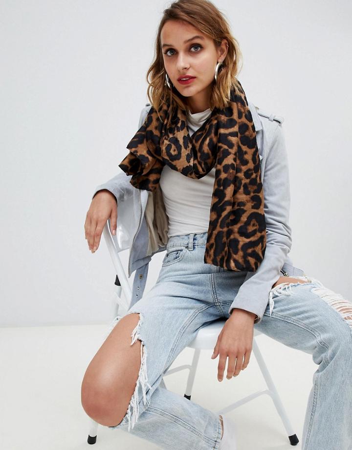 Aldo Lariacia Leopard Print Scarf - Multi