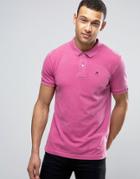 Replay Logo Polo Shirt Short Sleeve - Pink