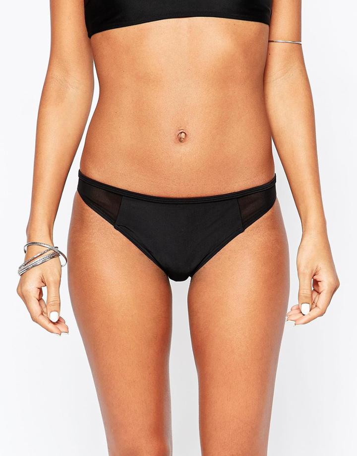 Evil Twin Athena Crop Bikini Bottoms - Black