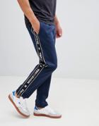 Dc Shoes Joggers With Logo Taping In Navy - Navy