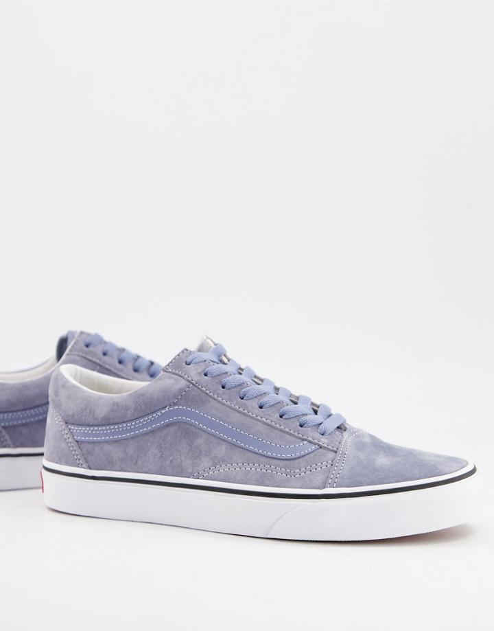 Vans Old Skool Suede Sneakers In Blue-blues
