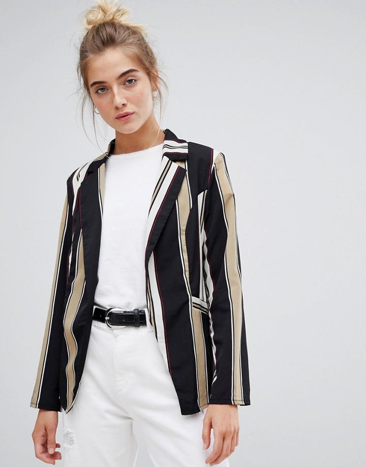 Parisian Stripe Blazer - Multi