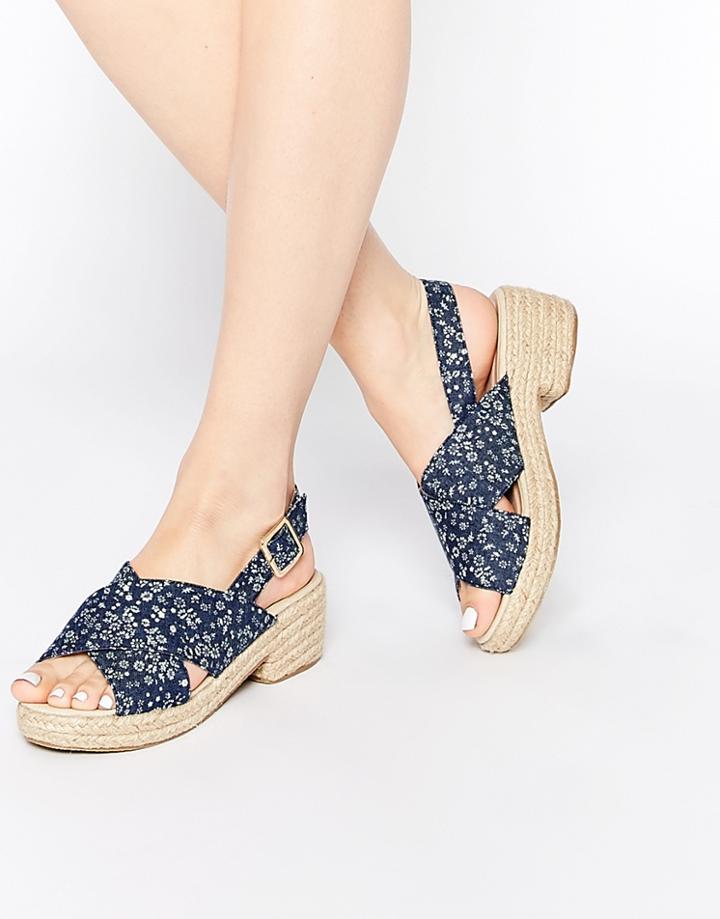 Asos Tabitha Espadrille Sandals - Print