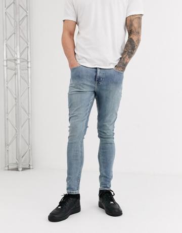 New Look Skinny Jeans In Vintage Blue Wash