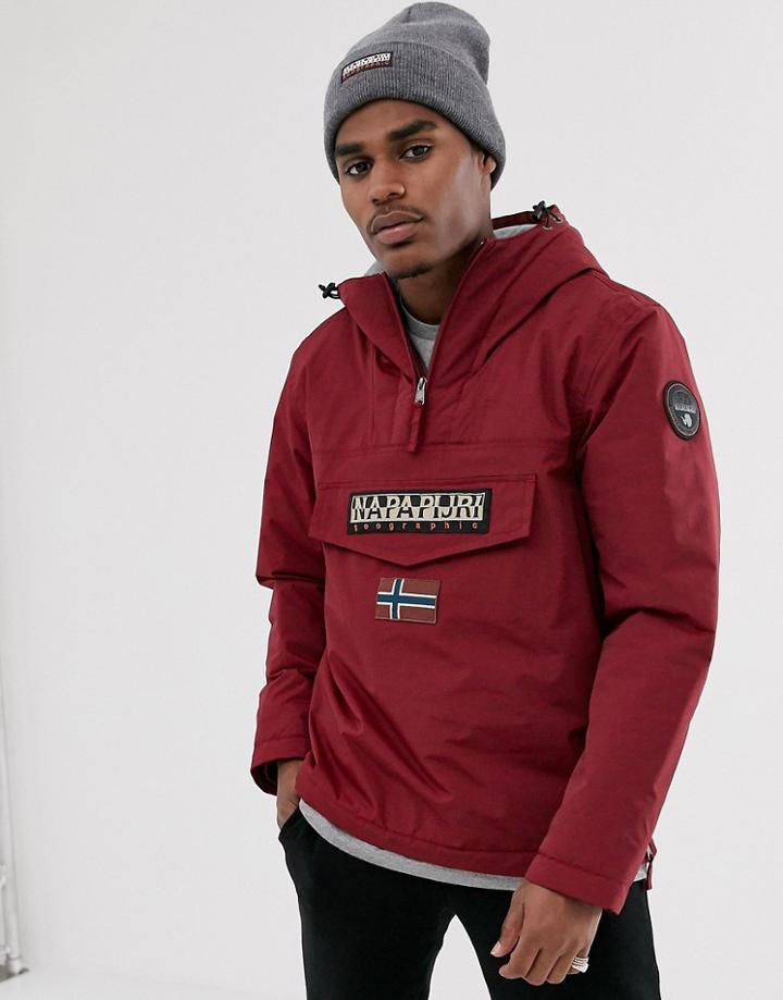 Napapijri Rainforest Winter 1 Jacket In Red