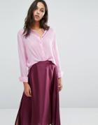 Samsoe & Samsoe Maj Long Sleeve Shirt - Pink