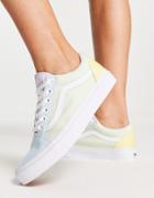 Vans Old Skool Sneakers In Pastel Color Block-multi