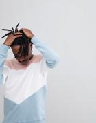 Criminal Damage Retro Paneled Sweater - Pink