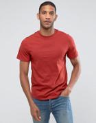 Another Influence Curved Hem T-shirt - Brown
