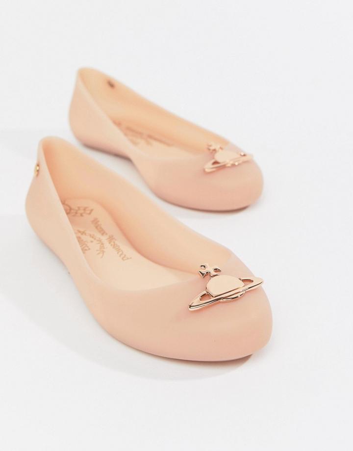 Vivienne Westwood Spacelove Orb Ballerina - Beige