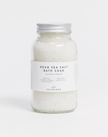 Chickidee Dead Sea Salt Bath Soak Geranium Orange Lavender & Ylang Ylang 300g/ 10.6 Oz-no Color