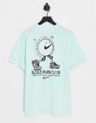 Nike Sun T-shirt In Mint Foam-green