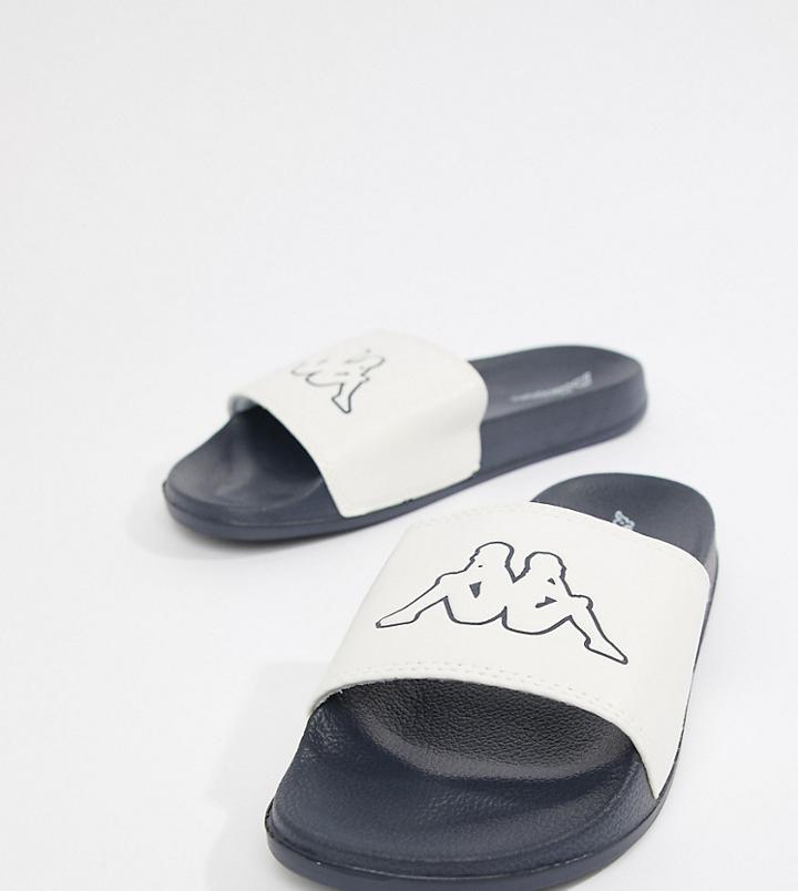 Kappa Logo Slide In White - White