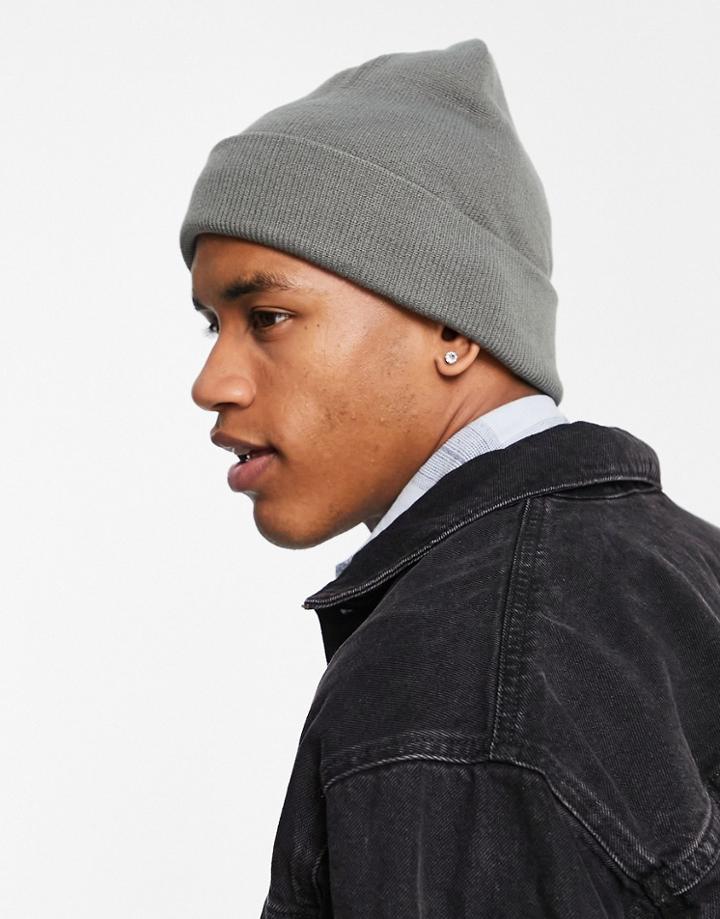 Svnx Fisherman Beanie In Gray-grey