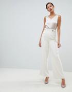 Coast Eyelet Wide Leg Pants - White