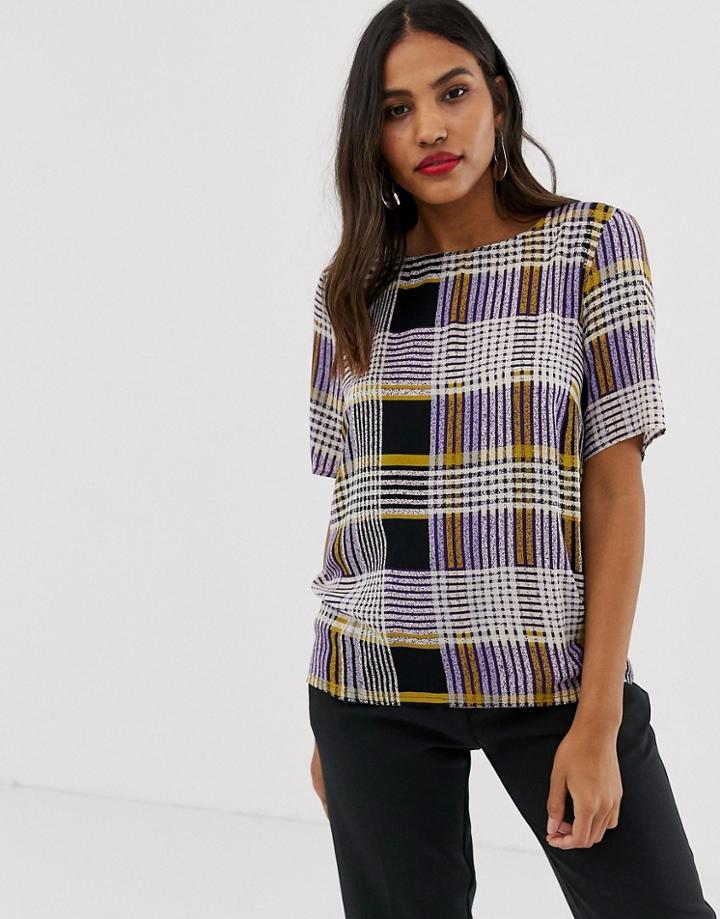 Vila Check Shell Top - Multi