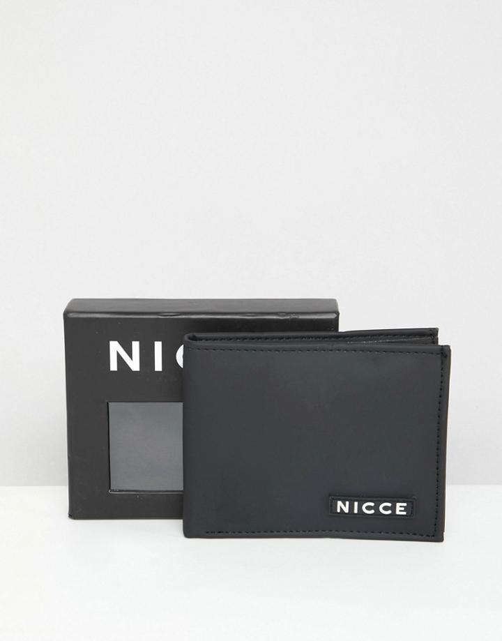 Nicce Bi-fold Wallet In Black - Black
