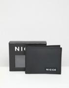 Nicce Bi-fold Wallet In Black - Black