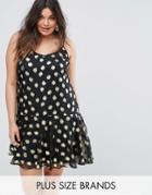 Alice & You Cami Dress With Metallic Polka Dot - Multi