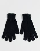 Jack & Jones Touch Screen Gloves In Black