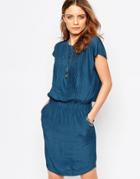 Y.a.s Birch Paneled Dress - Indian Teal