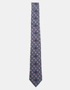 Vivienne Westwood Orb Pattern Tie 7cm - Navy