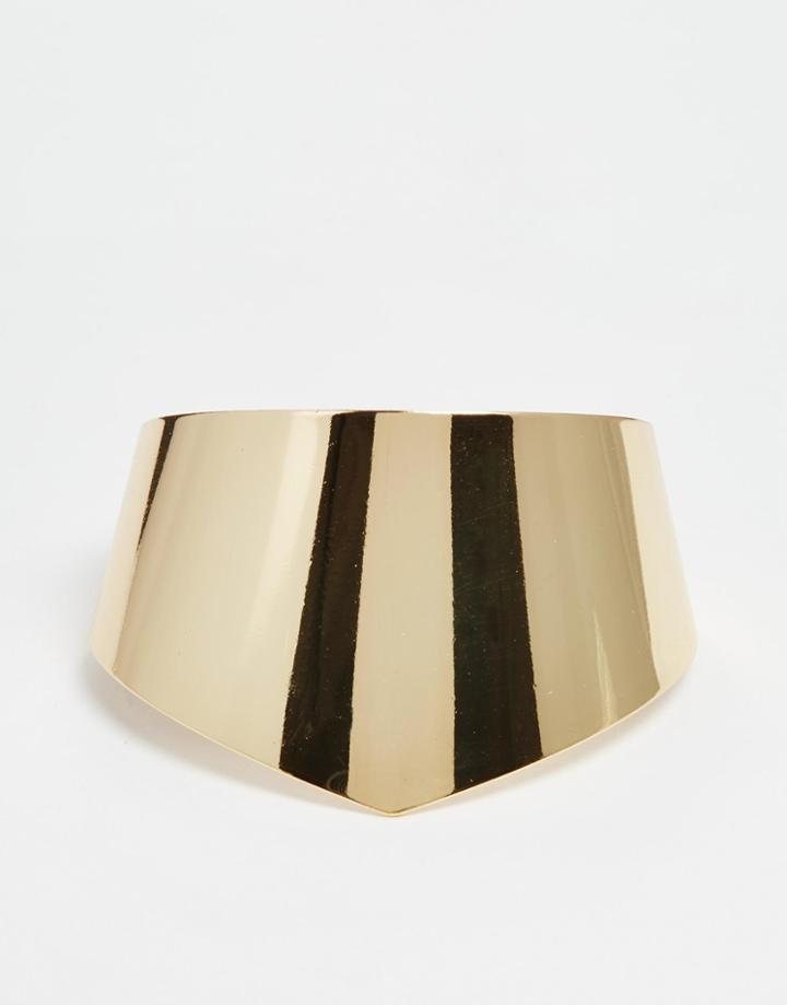 Selected Femme Inga Chunky Cuff Bracelet - Gold