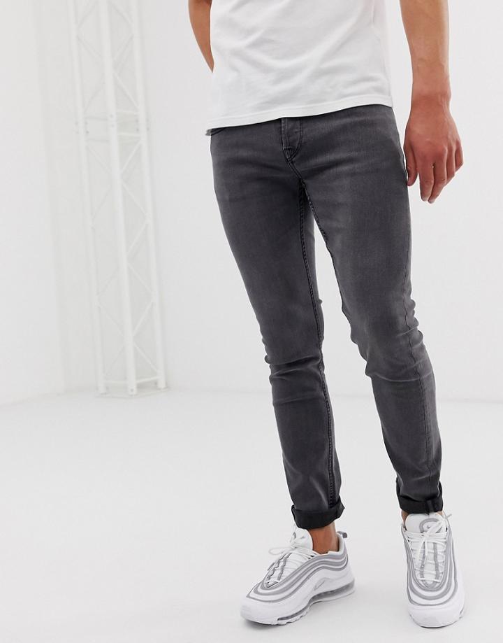 Only & Sons Slim Jeans In Gray - Gray