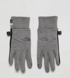 The North Face Womens Etip Gloves In Gray - Gray