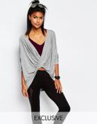 Y.a.s Knot Top - Gray