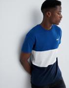 Jack & Jones Originals T-shirt With Color Block Panels - Navy