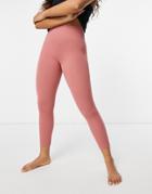 Hiit Ribbed Seamless Leggings In Pink