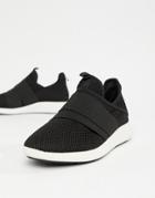 Aldo Knitted Runner Sneakers - Black