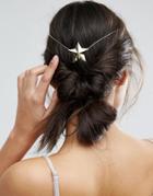 Limited Edition Star Back Detail Hair Crown - Gold