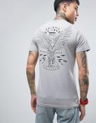 Friend Or Faux Skyrat Back Print T-shirt - Gray