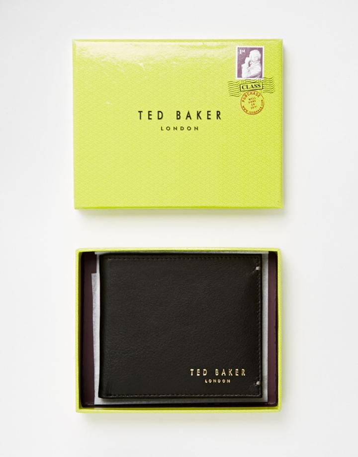 Ted Baker Antony Leather Billfold Coin Wallet - Black
