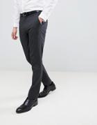 River Island Slim Smart Pants In Gray - Gray