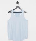 South Beach Maternity Tank Top In Soft Blue-blues