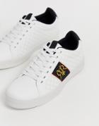 River Island Sneakers With Embroidery In White - White
