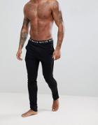Nicce London Lounge Joggers With Waistband - Black