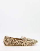 Raid Lane Flat Shoes With Chain Detail In Leopard-multi