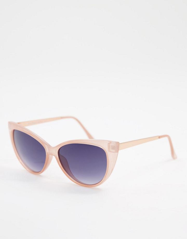 Aj Morgan Cat Eye Sunglasses-orange