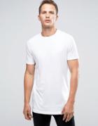Celio Longline T-shirt - White