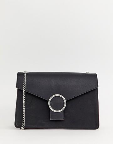 Pieces Kaori Handbag With Chain Strap-black