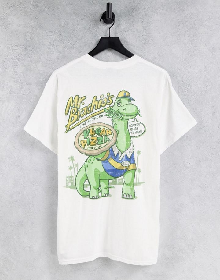 Brave Soul Rainbow Ringer T-shirt-grey