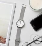 Skagen Hagen Mesh Connected Smart Watch In Silver Skt1100 - Silver