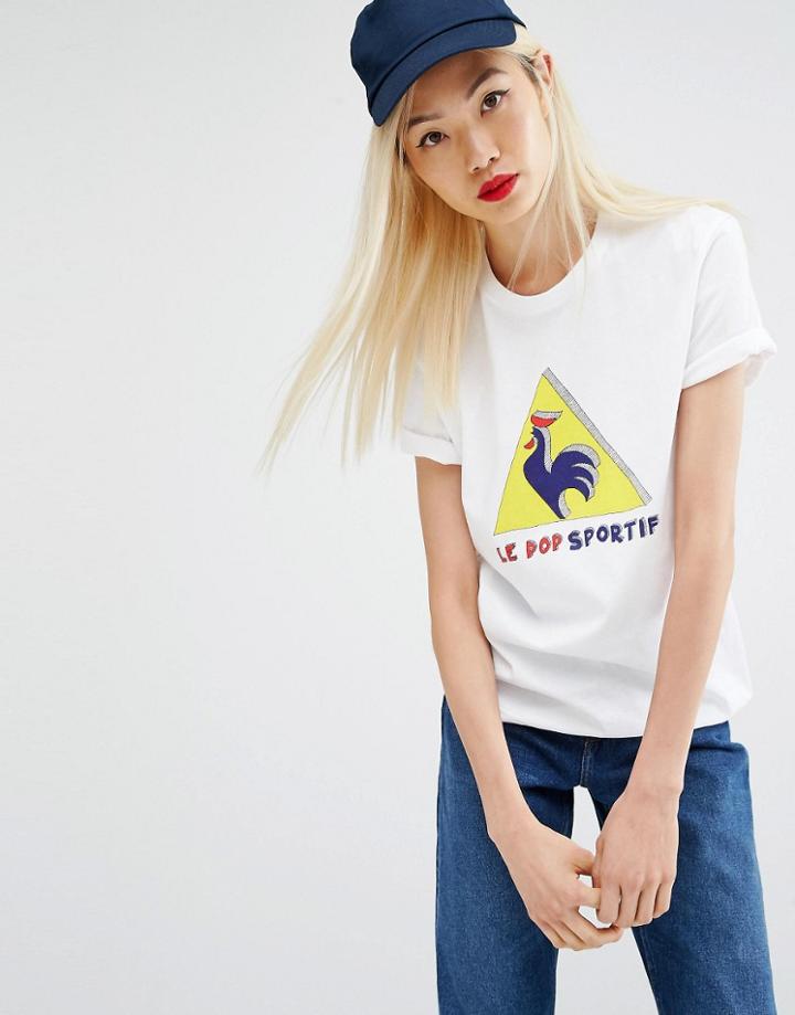 Le Coq Sportif Pop Sportif T-shirt - White