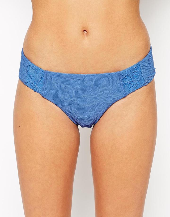 Robyn Lawley Almost French Bikini Bottom - Palace Blue