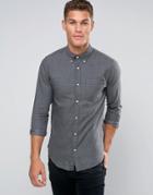 Jack & Jones Premium Smart Shirt With Button Down - Gray